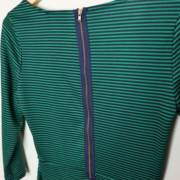 The Limited Striped Dress Womens XS Green Navy Y2K - Picture 5 of 7